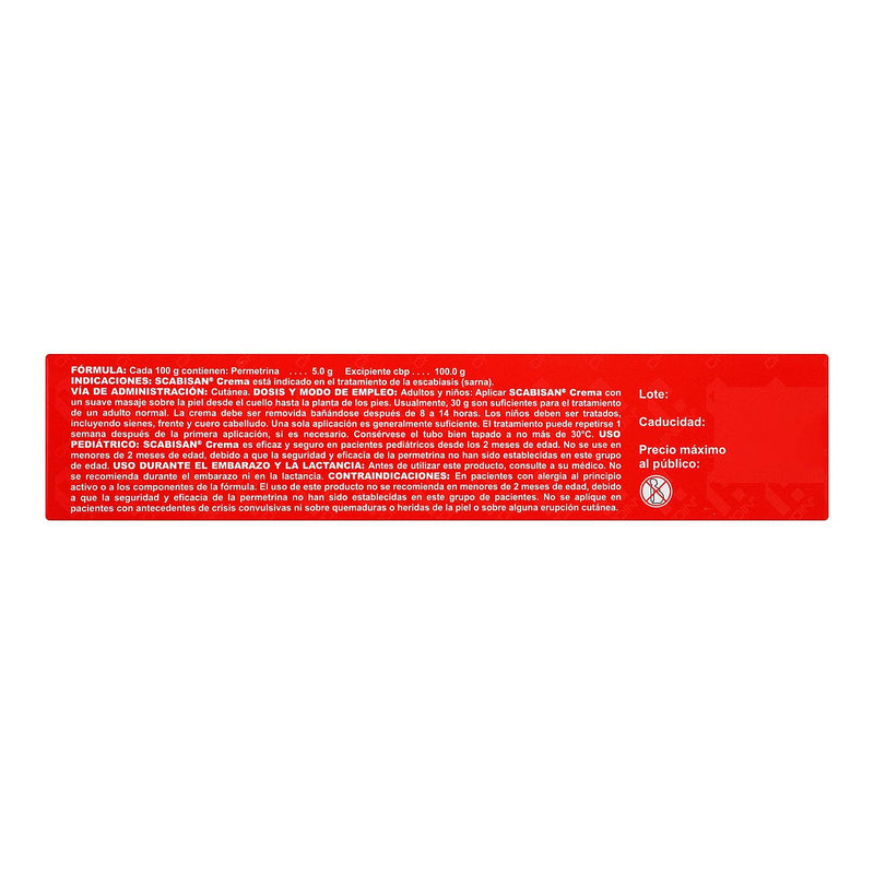 Scabisan Crema 5% 60G (Permetrina) - WeCare Pharma