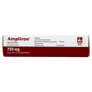 Ampliron 750Mg Con 12 Tabletas (Ampicilina) - WeCare Pharma
