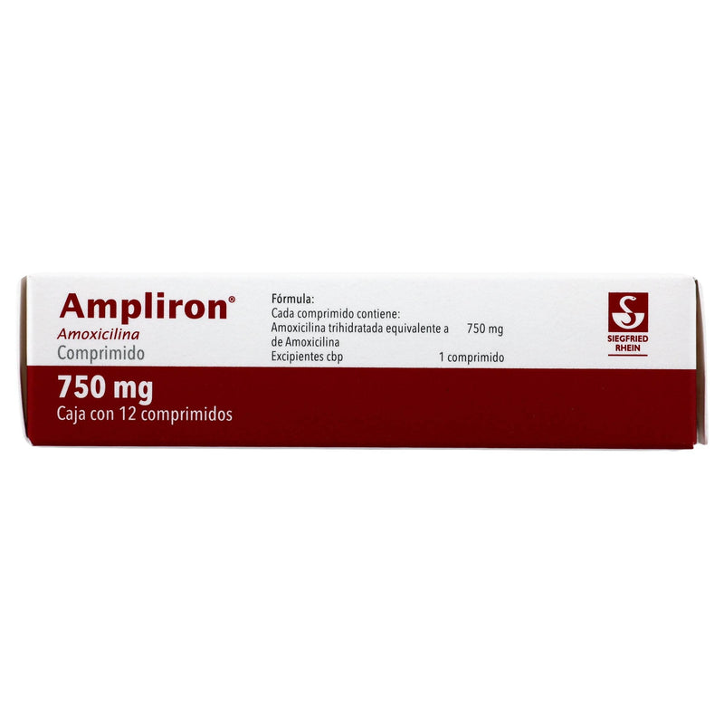 Ampliron 750Mg Con 12 Tabletas (Ampicilina) - WeCare Pharma