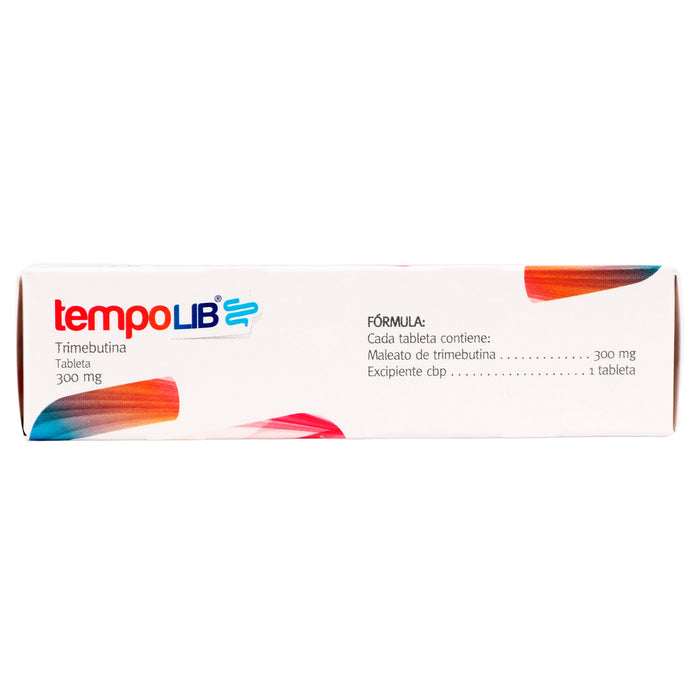 Tempolib 300Mg Con 30 Tabletas (Trimebutina) 5 - 7501293201516