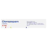 Clonazepam Tabletas 2Mg Con 30 Psicofarma - WeCare Pharma