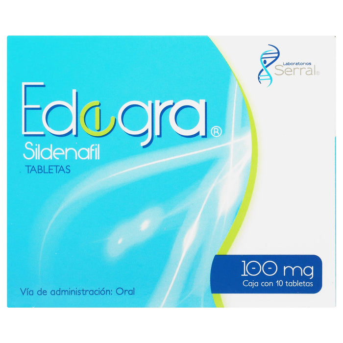 Edegra (Sildenafil) Tabletas 100Mg Con 10 - WeCare Pharma