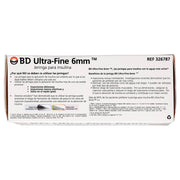Jeringa Insulina Ultrafine Bd 1Ml 31Gx6Mm Con 30 - WeCare Pharma