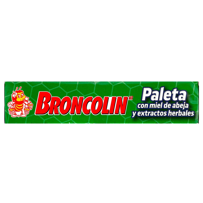 Broncolin Paleta 10G Con 10 Miel-Limon (Miel/Extractos Herbales) - WeCare Pharma