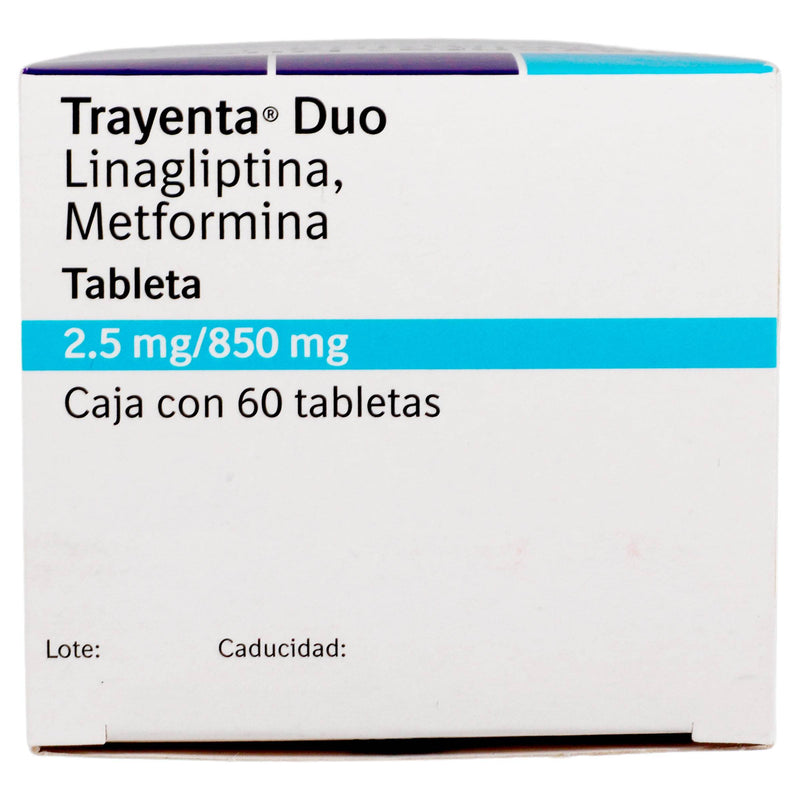 Trayenta Duo 2.5Mg/850Mg Con 60 Tabletas (Linagliptina/Metformina) - WeCare Pharma