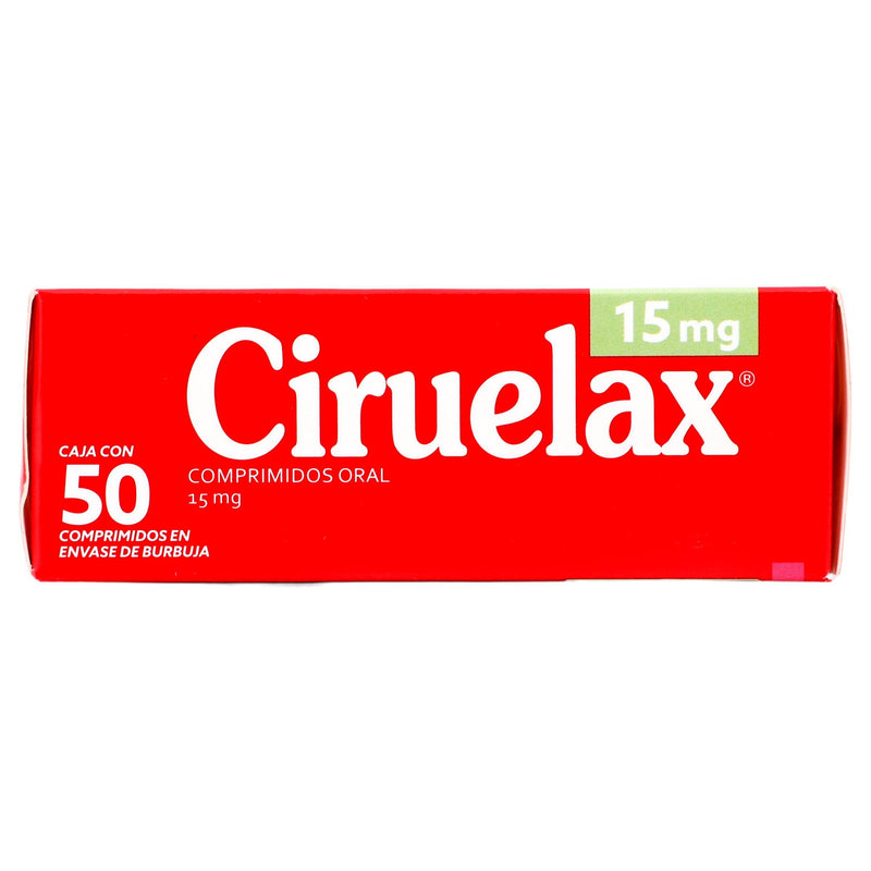 Ciruelax 15Mg Con 50 Comprimidos (Cassia Angustifolia) - WeCare Pharma