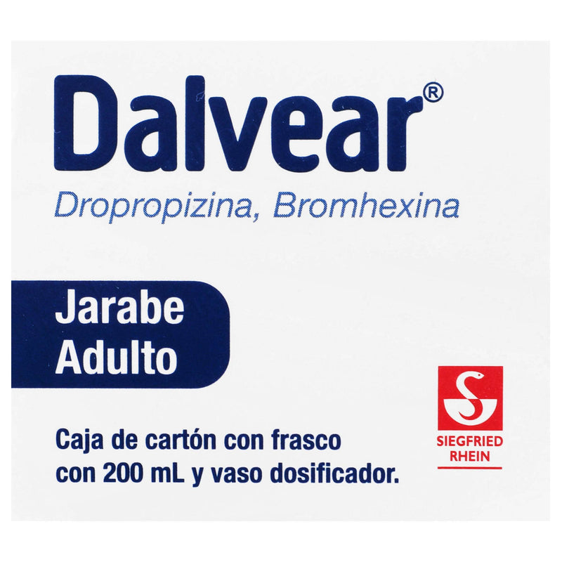 Dalvear Ad Jarabe 160Mg/300Mg/100Ml 200Ml Lima-Limon (Dropropizina/Bromhexina) - WeCare Pharma