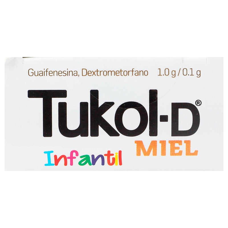 Tukol-D Miel Infantil Jarabe 1G/0.1G 120Ml (Guaifrenesina/Dextrometorfano) - WeCare Pharma