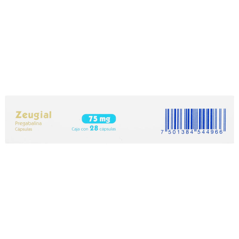 Zeugial 75Mg Con 2 Capsulas (Pregabalina) - WeCare Pharma