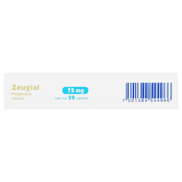Zeugial 75Mg Con 2 Capsulas (Pregabalina) - WeCare Pharma