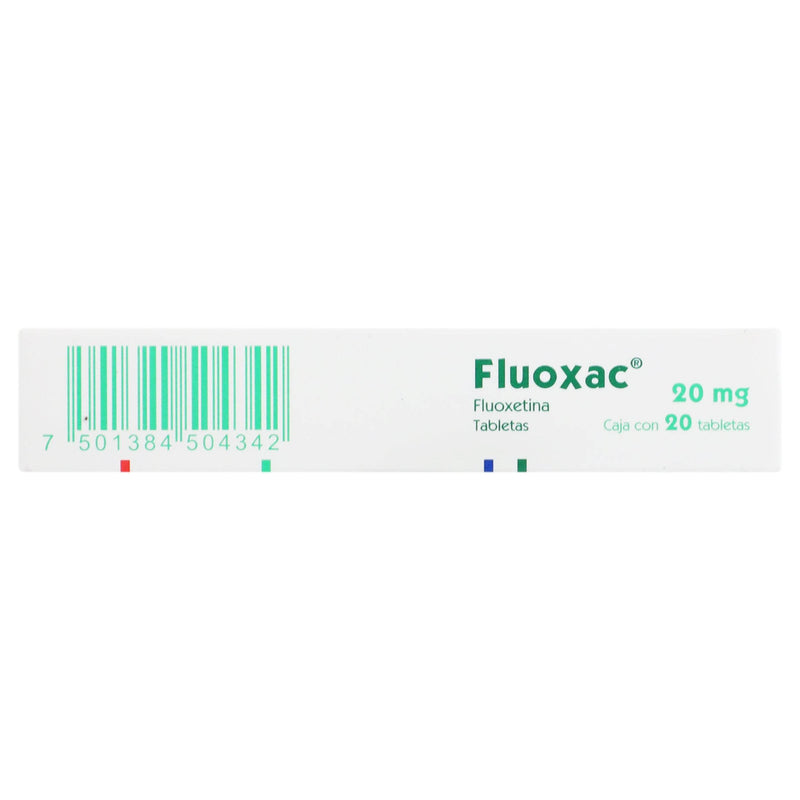 Fluoxac 20Mg Con 20 Tabletas (Fluoxetina) - WeCare Pharma