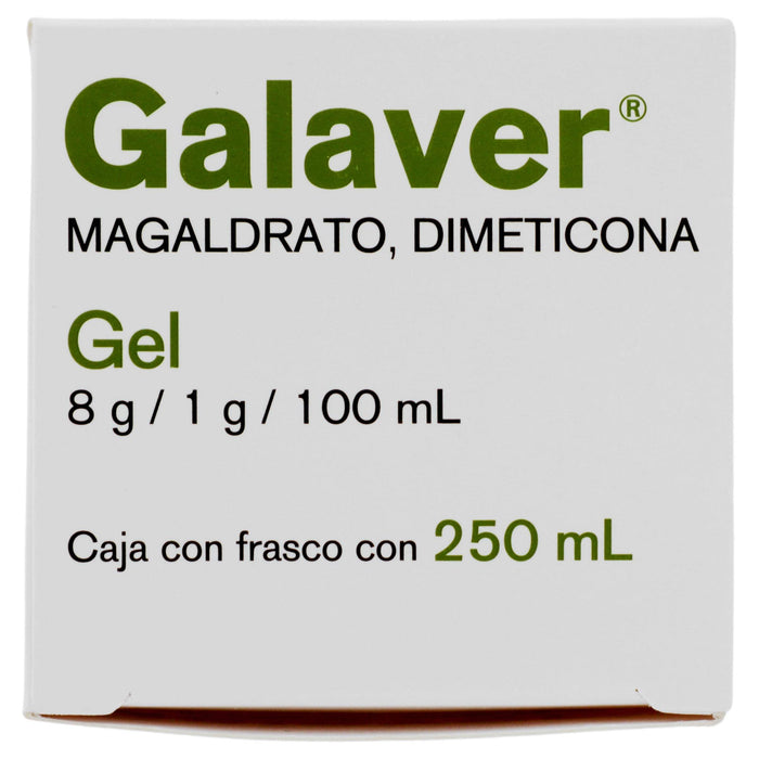 Galaver Gel 250Ml Con 1 (Magaldrato/Dimeticona) - WeCare Pharma