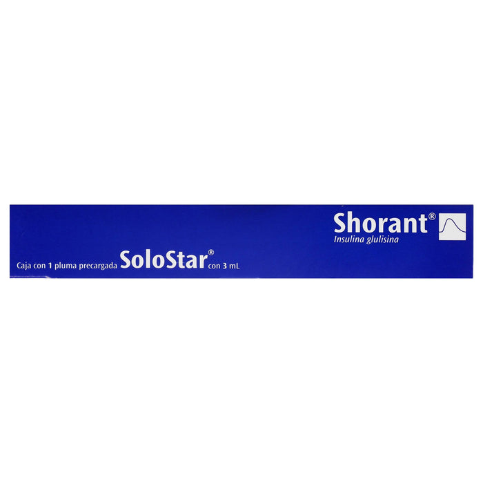 Shorant Solostar Pluma 100Unid/Ml 3Ml (Insulina Glulisina) - WeCare Pharma