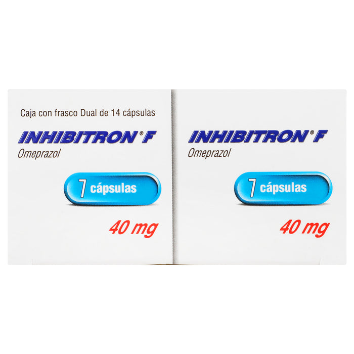 Inhibitron F 40Mg Con 14 Duopack Capsulas (Omeprazol) 6 - 7501299307175