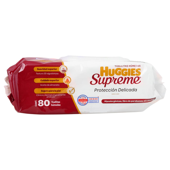 Toallitas Humedas Huggies Supreme Con 80 - WeCare Pharma