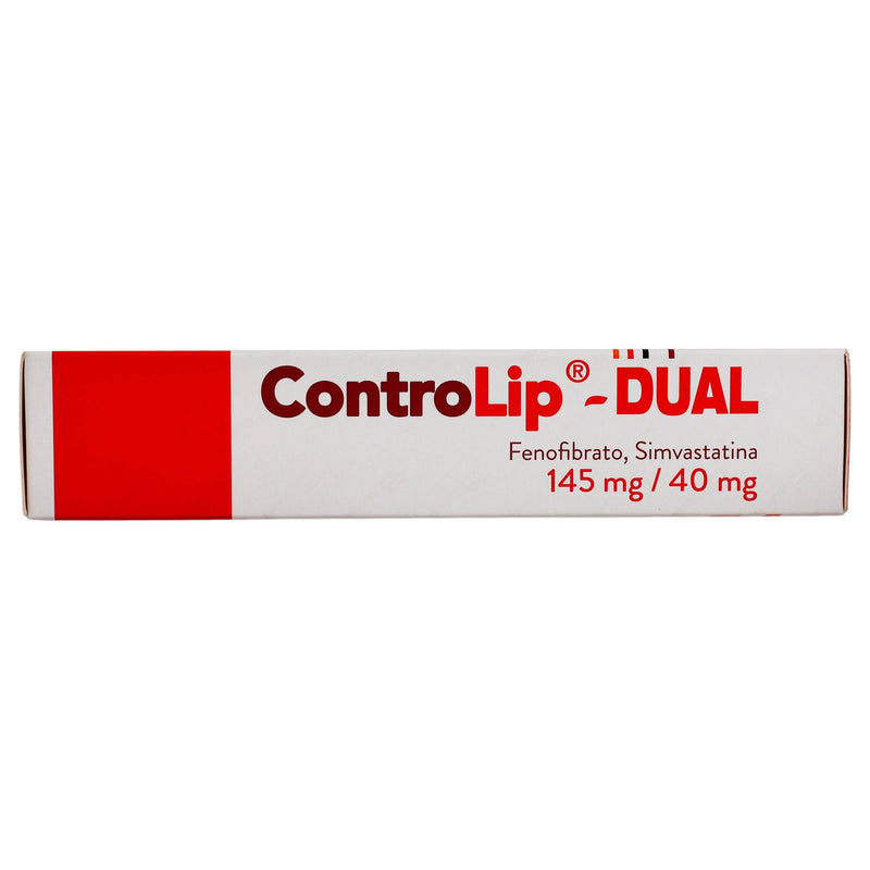 Controlip Dual 145Mg/40Mg Con 30 Tabletas (Fenobibrato/Simvastatina) - WeCare Pharma