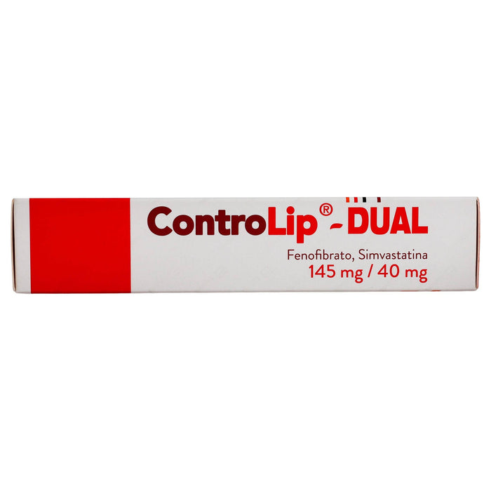 Control Ip Dual Controlip Dual 145Mg/40Mg Con 30 Tabletas (Fenobibrato/Simvastatina ...
