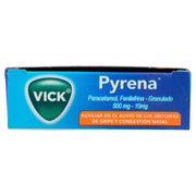 Vick Pyrena Sobres 500Mg/10Mg 5G Con 5 (Paracetamol/Fenilefrina) - WeCare Pharma