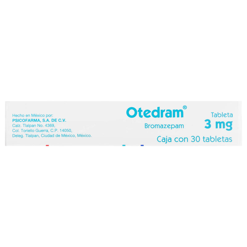 Otedram (Bromazepam) Tabletas 3Mg Con 30 - WeCare Pharma