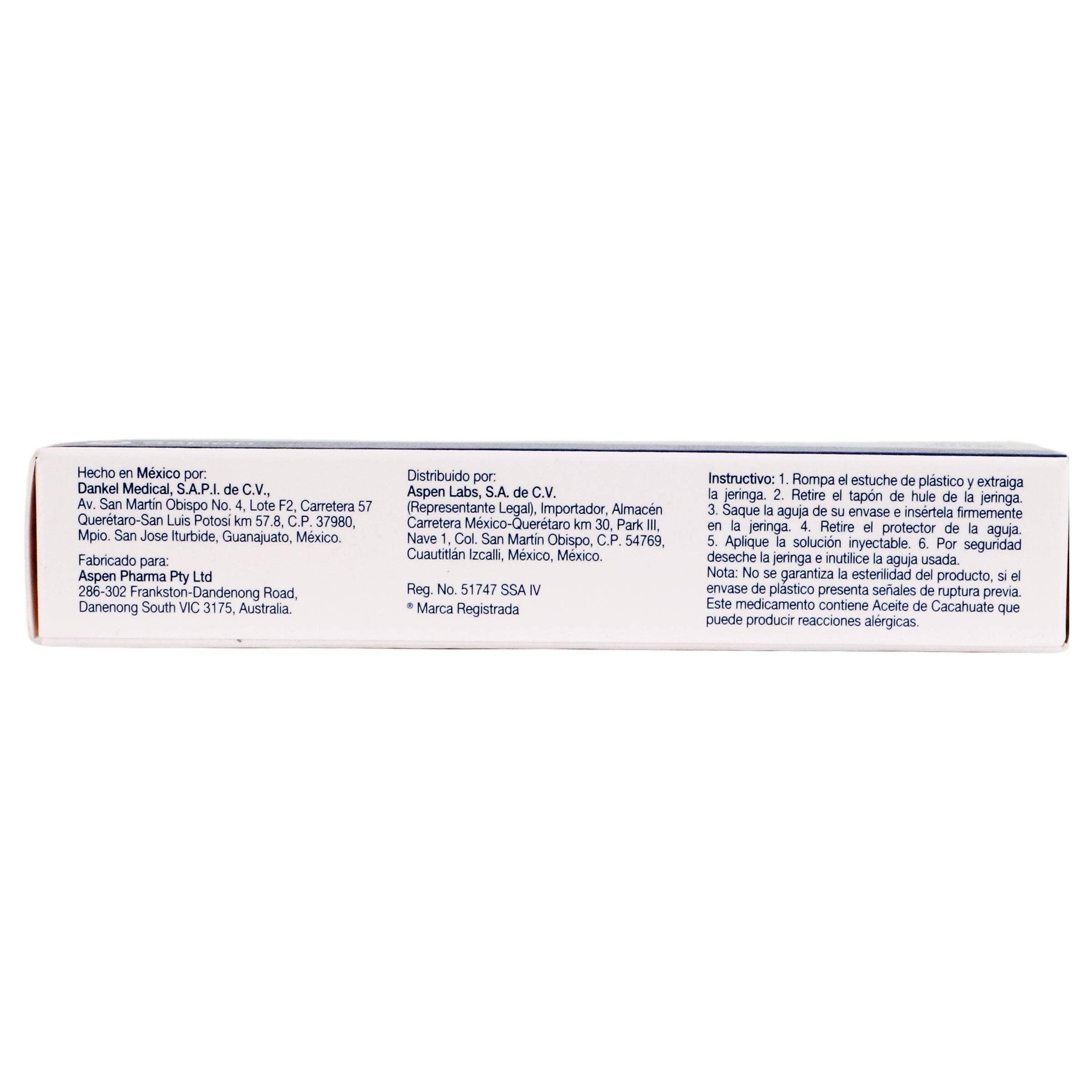 Metrigen Fuerte 50Mg/5Mg Con 1 Ampulas (Progesterona/Benzoato De Estra ...