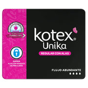 Toallas Kotex Unika Anatomica Con Alas Con 8 - WeCare Pharma