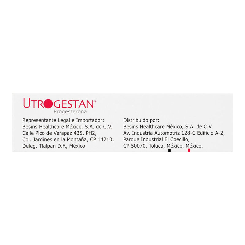 Utrogestan 100Mg Con 30 Capsulas (Progesterona) - WeCare Pharma