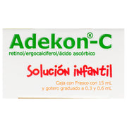 Adekon C Gotas 15Ml (Retinol/Ergocalciferol/Ac Ascorbico) - WeCare Pharma