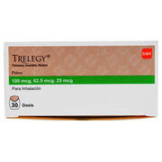 Trelegy Polvo 100Mcg/62.5Mcg/25Mcg 30D (Fluticasona/Umeclidino/Vilanterol) - WeCare Pharma