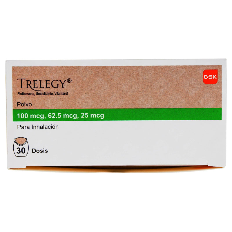 Trelegy Polvo 100Mcg/62.5Mcg/25Mcg 30D (Fluticasona/Umeclidino/Vilanterol) - WeCare Pharma