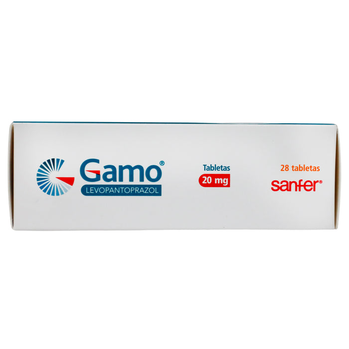 Gamo 20Mg Con 28 Tabletas (Levopantoprazol) 5 - 7501070602154