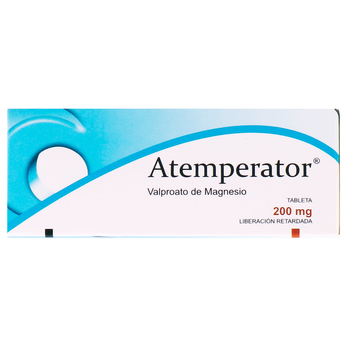 Atemperator 200Mg Con 40 Tabletas (Valproato De Magnesio) 6 - 7501089800015