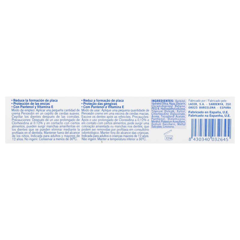 Perioxidin Lacer Pasta Dental (Chorhexidina) 0.12% 65G - WeCare Pharma