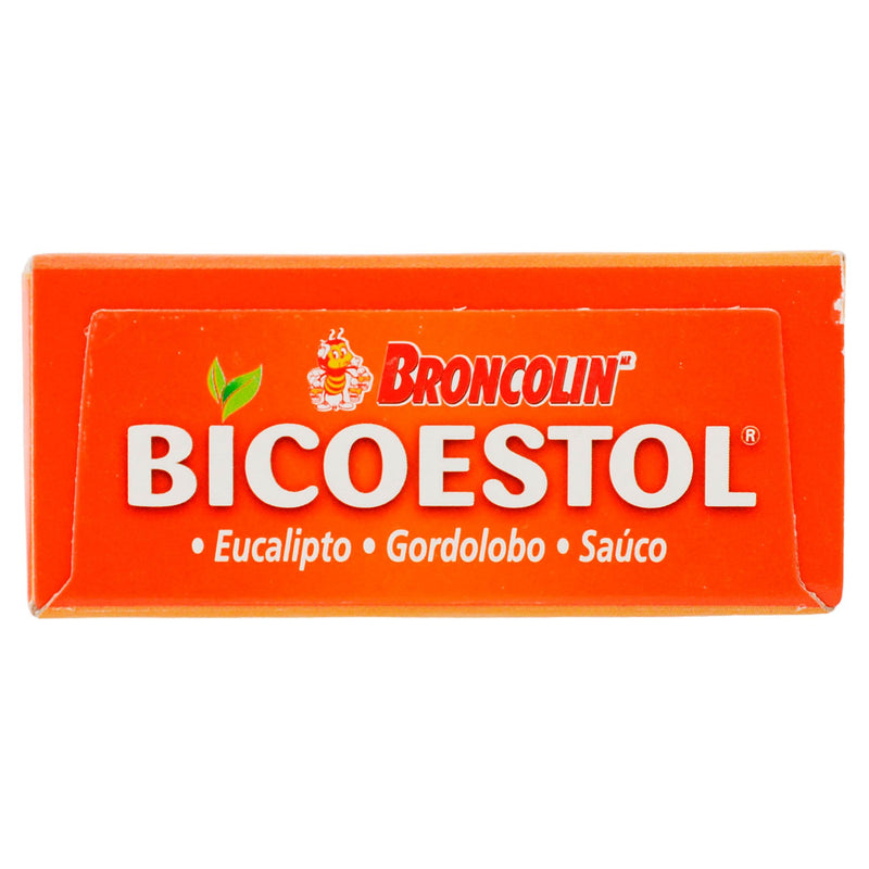 Broncolin Bicoestol Pastillas 2.5G Con 16 Naranja (Eucaliptus Globulus/Gnaphalium/Sambucus Nigra) - WeCare Pharma