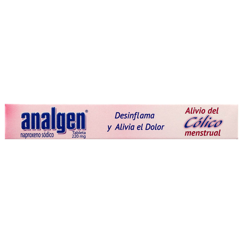Analgen Colico 220Mg Con 10 Tabletas (Naproxeno Sodico) - WeCare Pharma