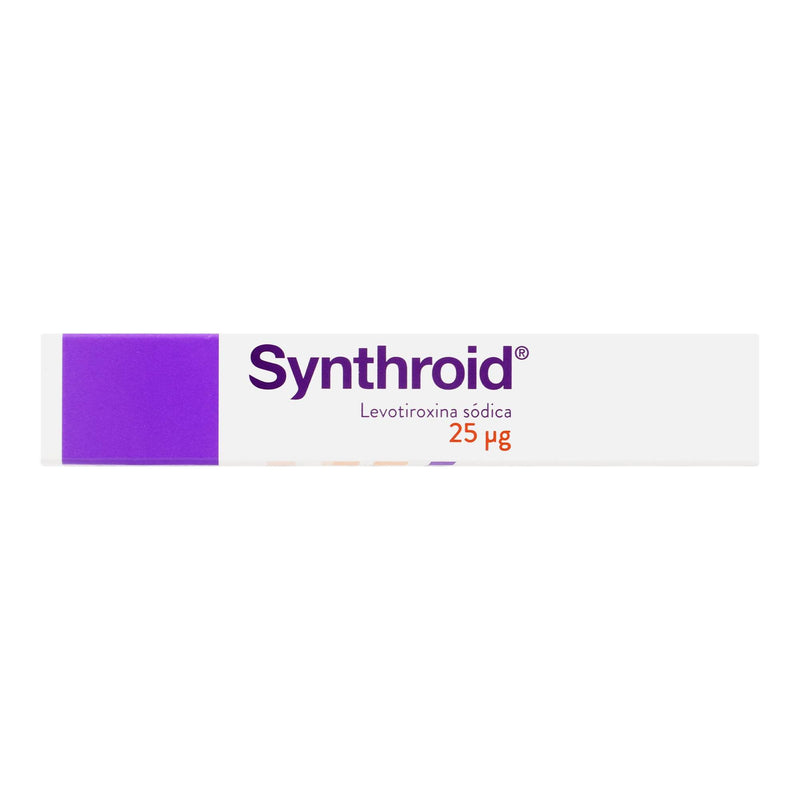 Synthroid 25Mcg Con 30 Tabletas (Levotiroxina Sodica) - WeCare Pharma