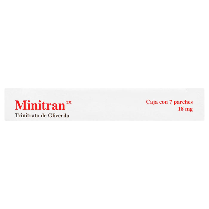 Minitran Parche 18Mg Con 7 (Trinitrato De Glicerilo) - WeCare Pharma