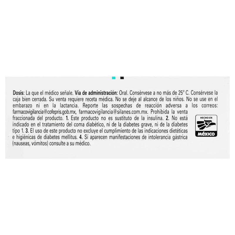 Glimetal 4/1000Mg Con 30 Tabletas (Glimepirida/Metformina) - WeCare Pharma