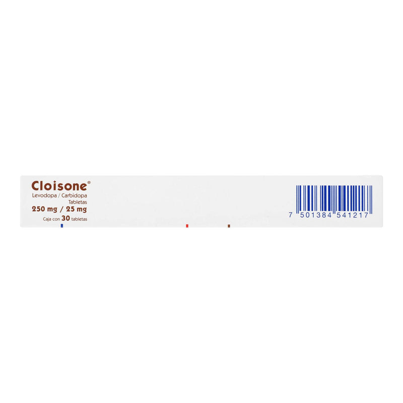 Cloisone 250Mg/25Mg Con 30 Tabletas (Levodopa/Carbidopa) - WeCare Pharma
