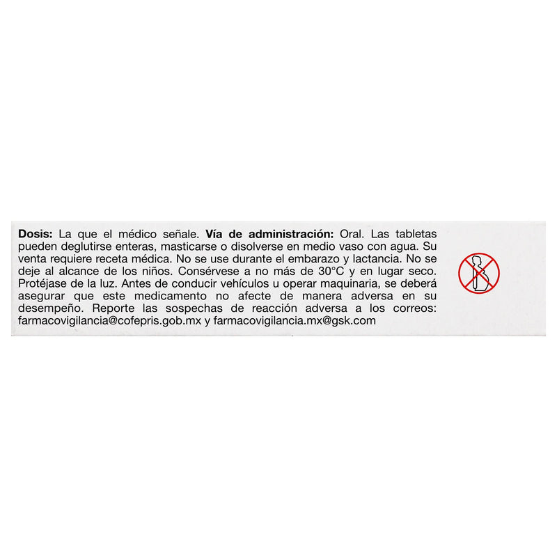 Lamictal Dispersable 100Mg Con 28 Tabletas (Lamotrigina) - WeCare Pharma