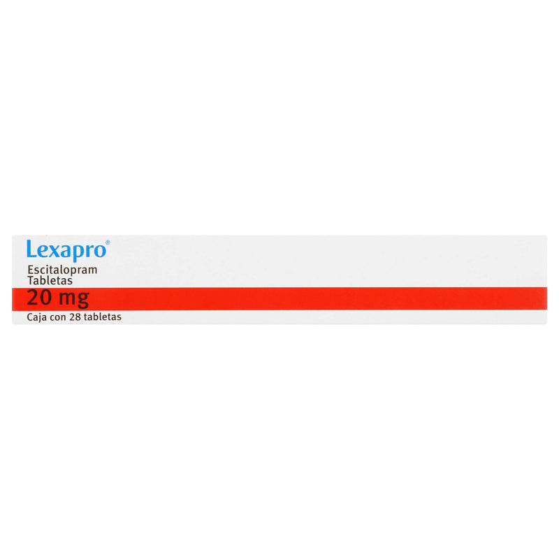 Lexapro 20Mg Con 28 Tabletas (Escitalopram) - WeCare Pharma