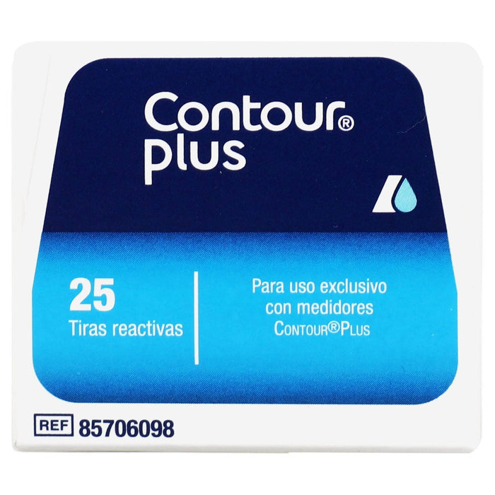 Contour Plus Tiras Reactivas Con 25 - WeCare Pharma