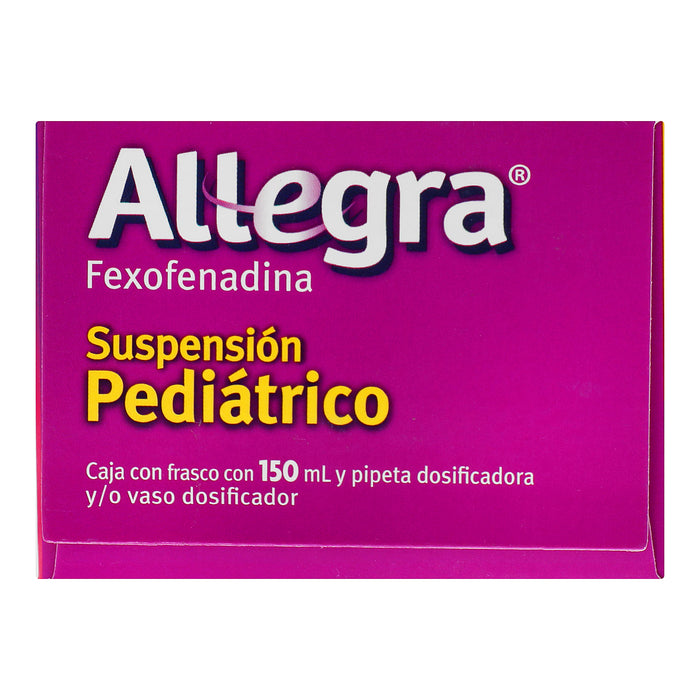 Allegra Ped Suspensión 600Mg/100Ml 150Ml (Fexofenadina) 5 - 7501165006171