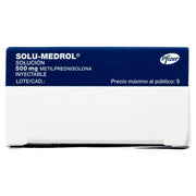 Solu-Medrol Frasco 500Mg Con 1 Ampulas (Metilprednisolona) - WeCare Pharma