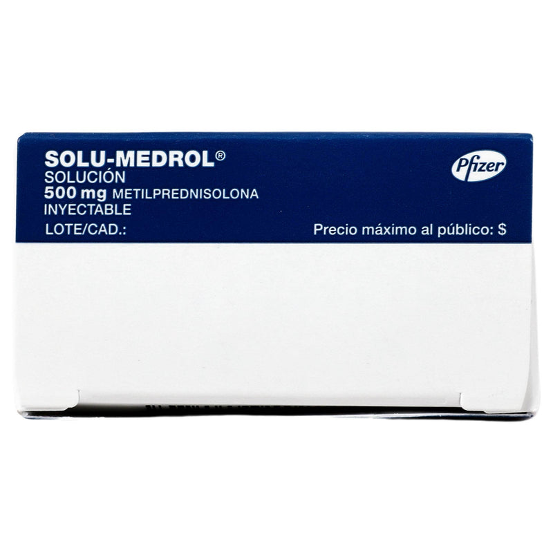 Solu-Medrol Frasco 500Mg Con 1 Ampulas (Metilprednisolona) - WeCare Pharma