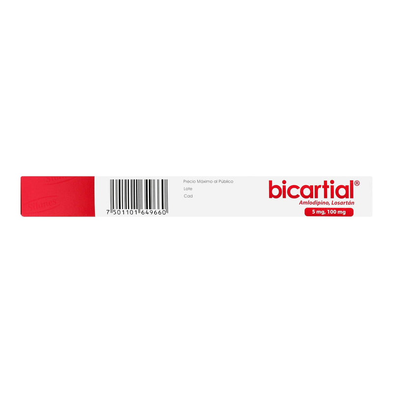Bicartial 5Mg/100Mg Con 14 Capsulas (Amlodipino/Losartan) - WeCare Pharma