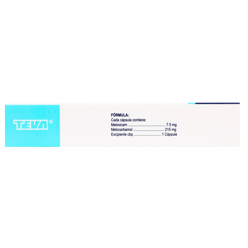 Dolocam Plus 7.5Mg/215Mg Con 20 Capsulas (Meloxicam/Metocarbamol) - WeCare Pharma