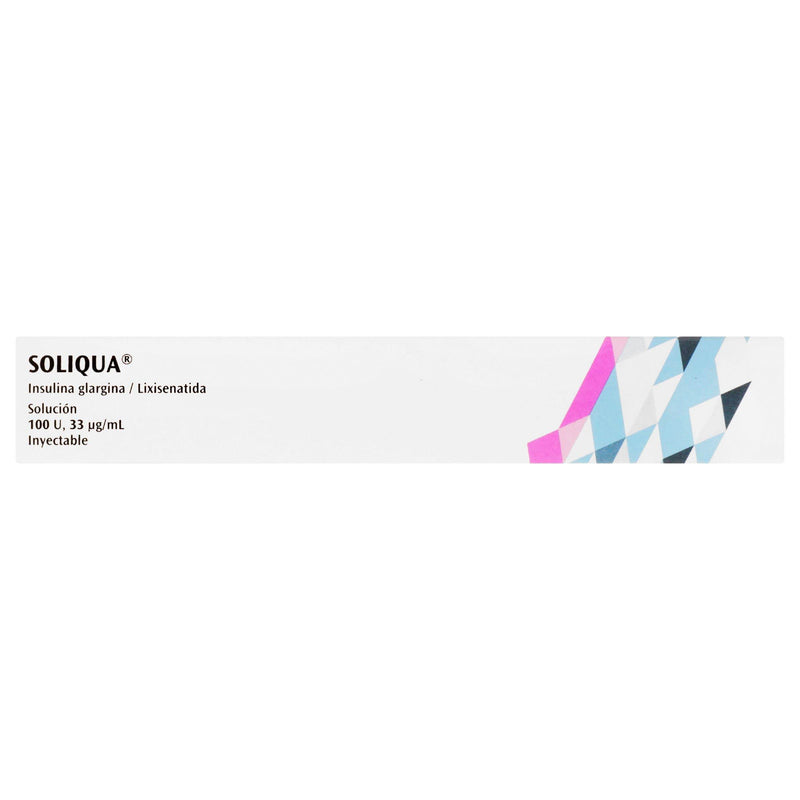 Soliqua (Insulina Glargina/Lixisenatida) Pluma 100Ml/33Mcg Con 1 - WeCare Pharma