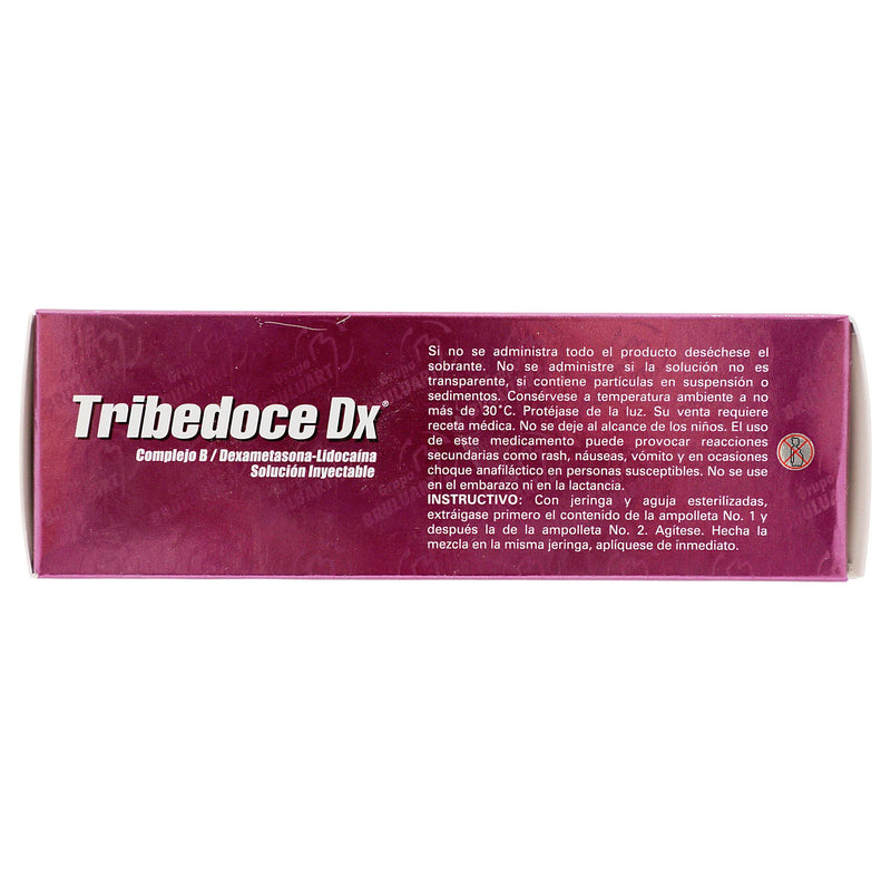Tribedoce Dx 2Ml Con 3 Ampulas (Complejo B/Dexametasona/Lidocaina) - WeCare Pharma