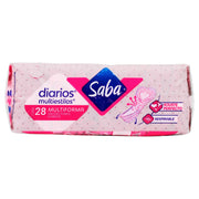 Protectores Diarios Saba Multiforma Con 28 - WeCare Pharma