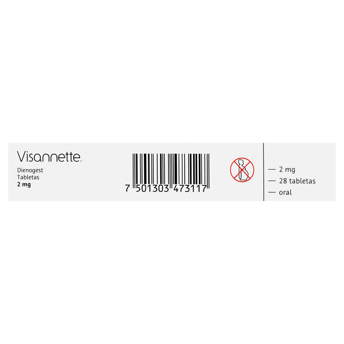 Visannette 2Mg Con 28 Tabletas (Dienogest) - WeCare Pharma